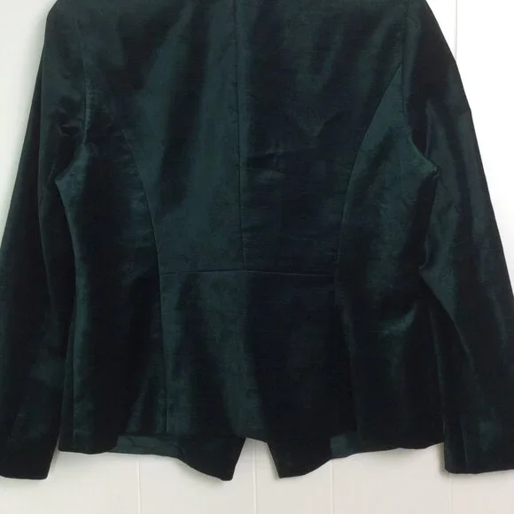 Chico's Velour Velvet Blazer Jacket Size 1 - Picture 9 of 16